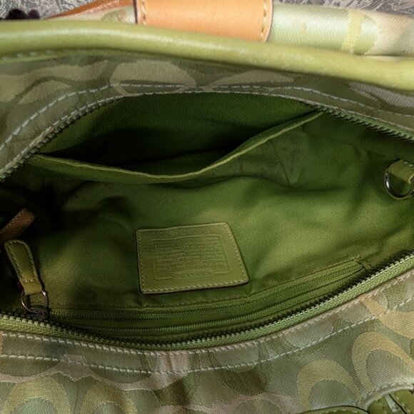 Coach Soho Optic Ladybug Handbag Signature Canvas Vintage RARE - Picture 13 of 15